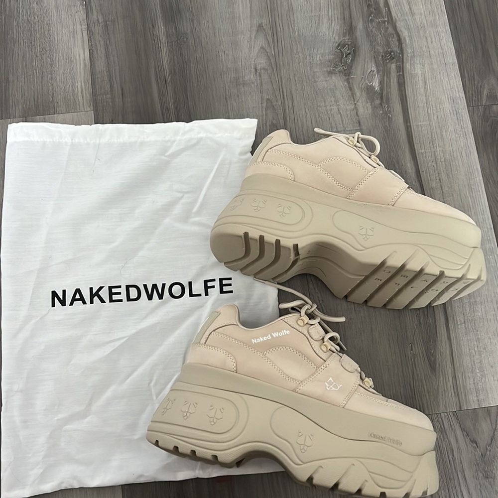 Naked Wolfe Sinner Sneaker in Oat